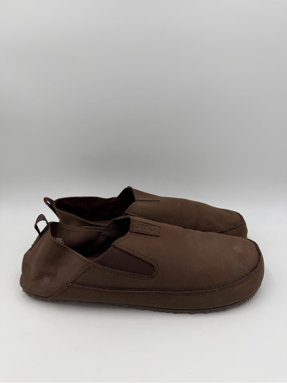 Xero Shoes Sunrise Brown Canvas Lightweight Slip-On Shoes Pull Tab Men's 11.5 US